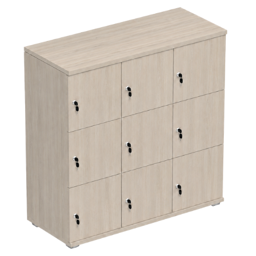 Signature 3 Door Wooden Locker (Nest of 3)