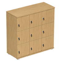 Signature 3 Door Wooden Locker (Nest of 3)