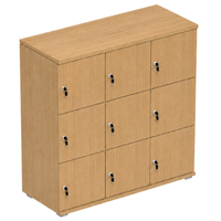 Signature 3 Door Wooden Locker (Nest of 3)