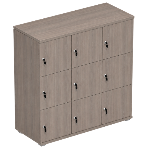 Signature 3 Door Wooden Locker (Nest of 3)