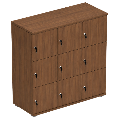Signature 3 Door Wooden Locker (Nest of 3)