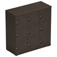Signature 3 Door Wooden Locker (Nest of 3)