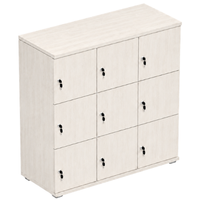Signature 3 Door Wooden Locker (Nest of 3)