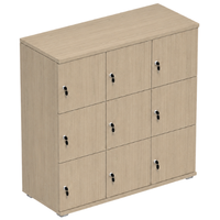 Signature 3 Door Wooden Locker (Nest of 3)