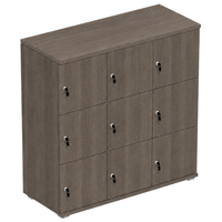 Signature 3 Door Wooden Locker (Nest of 3)