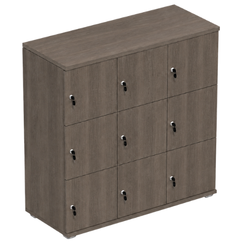 Signature 3 Door Wooden Locker (Nest of 3)