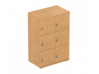 Signature 3 Door Wooden Locker (Nest of 2)
