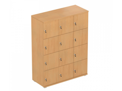 Signature 4 Door Wooden Locker (Nest of 3)